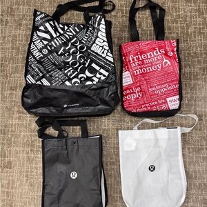 lululemon athletica Tote Bags - Black, Red, Gray, White